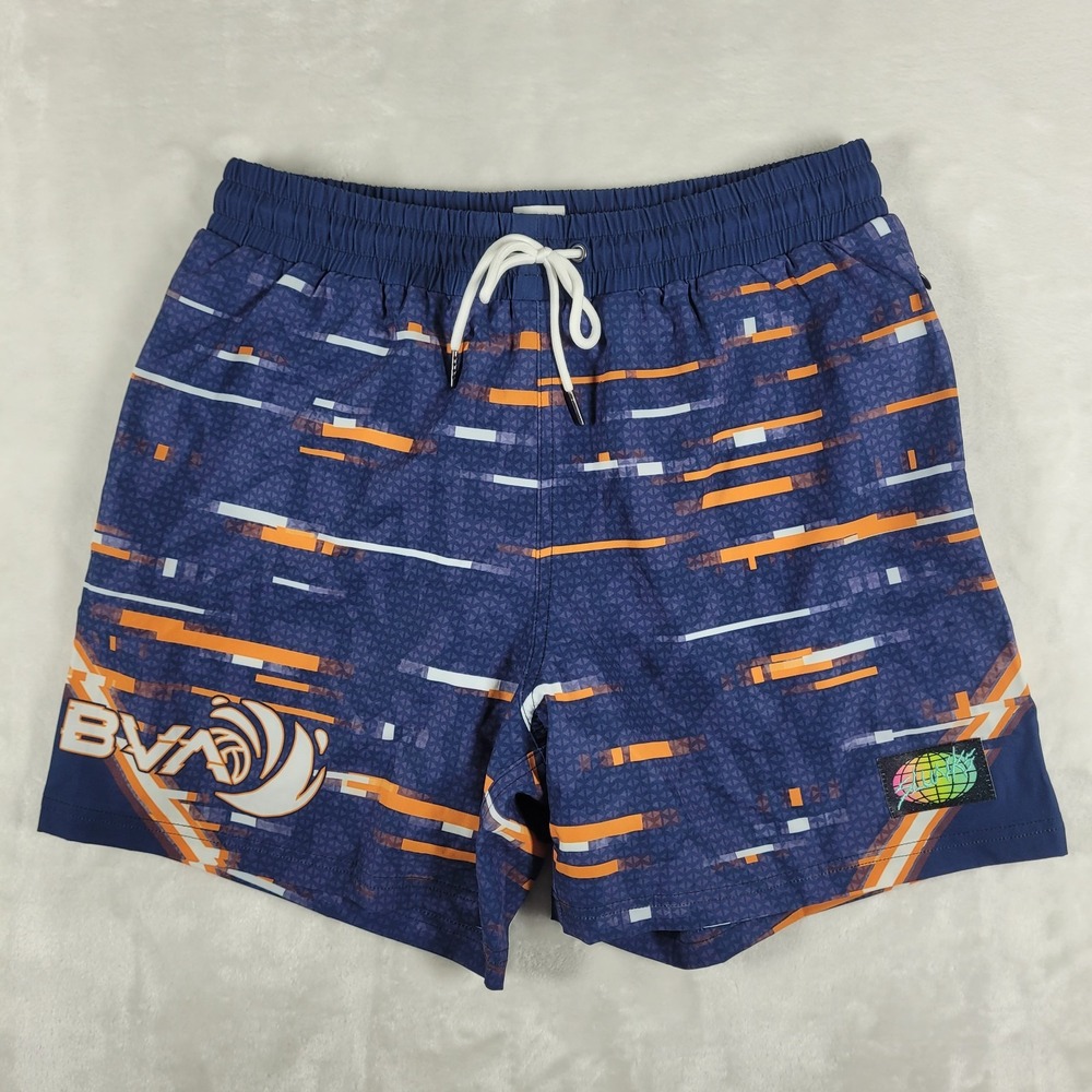 SLUNKS Volleyball Shorts Men's‎ Medium Blue BVA Brea Volleyball Academy NWOT